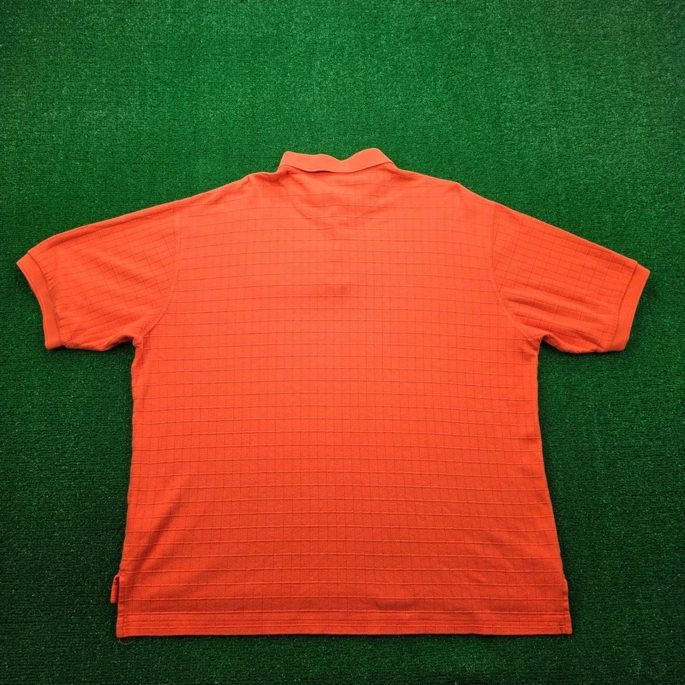 Vintage Nike Team Florida Gators Polo Shirt Mens XXL‎ Orange Grid Texture NCAA